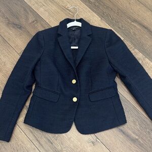 Ann Taylor Navy Blazer with Gold Buttons